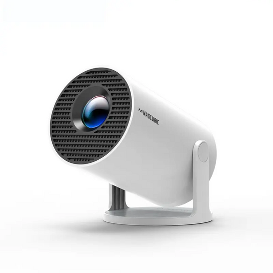 HY300Pro Portable Projector, Android 14, WiFi6, BT5.4, 1080P Home Outdoor Movie Projector